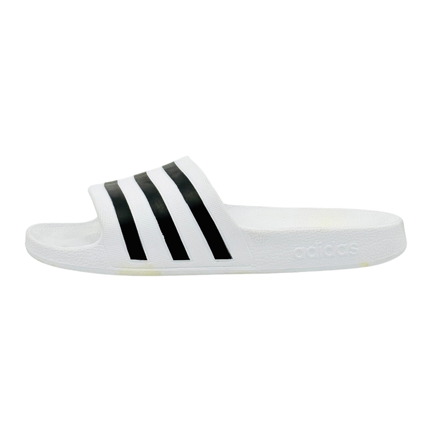 Adidas Adilette Aqua White Slides (Size 42)
