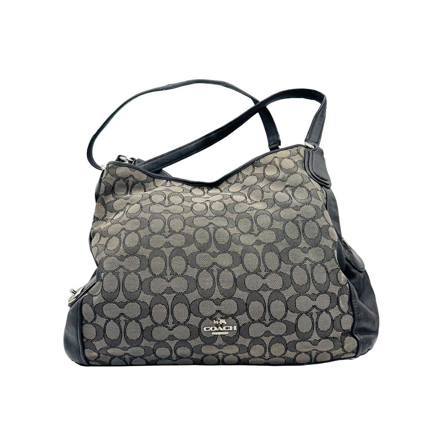 Coach Edie 31 Signature Jacquard Shoulder Bag