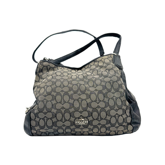Coach Edie 31 Signature Jacquard Shoulder Bag