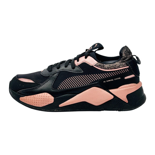 Puma RS-X Puzzle Black Rose Gold Sneakers (Size 40) - 385406-01
