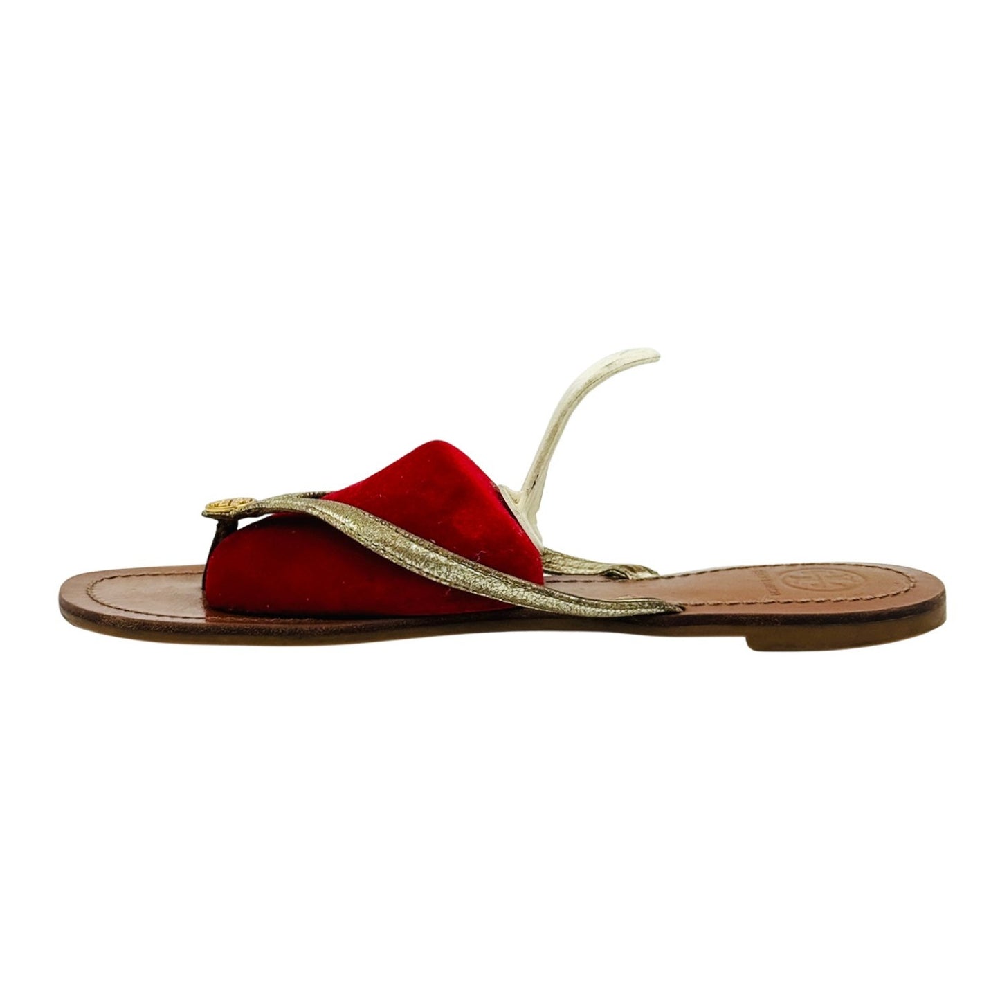 Tory Burch Terra Leather Flip Flops (Size 39)