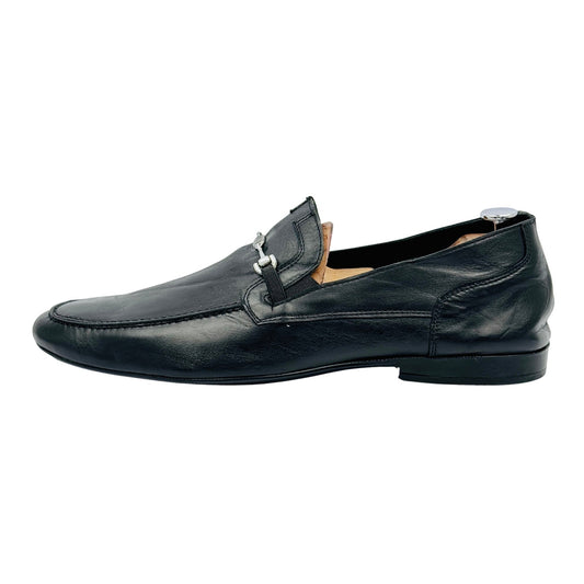 Dolce & Gabbana Men's Black Leather Loafers (Size 45)