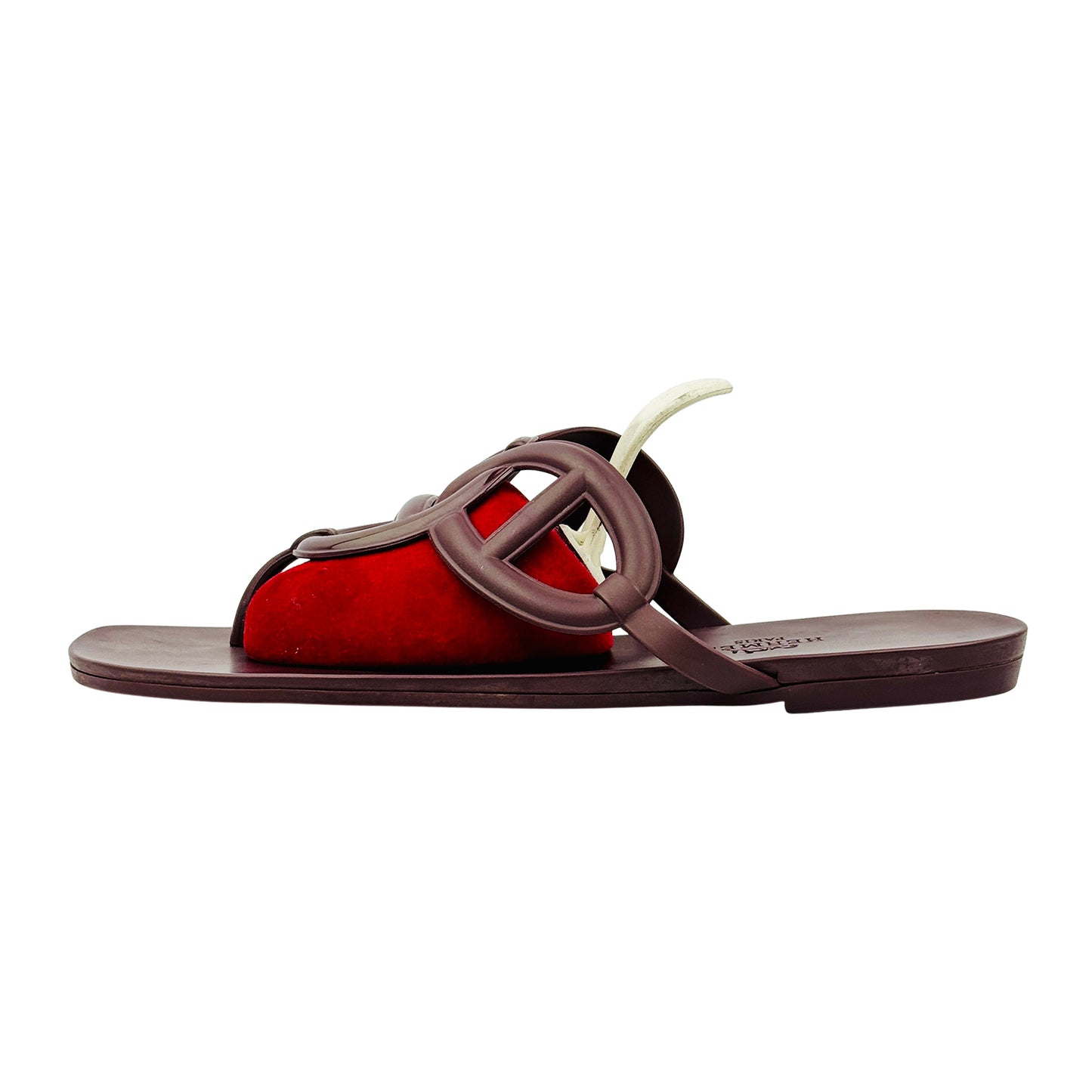 Hermès Egerie 'Bordeaux' Sandal Slippers (Size 40)