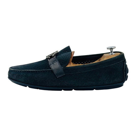 Roberto Cavalli 'Dark Navy' Suede Loafer (Size 43.5/44)