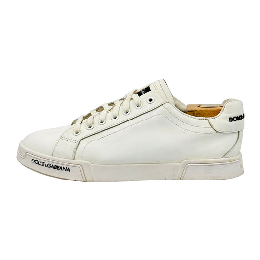 Dolce & Gabbana Portofino White Sneakers (Size 43/43.5)