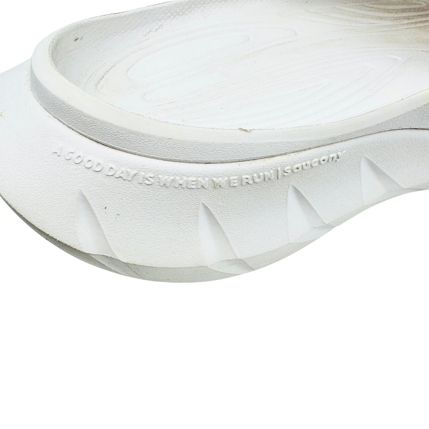 Saucony Cradle 2 White Foam Slippers (Size 41)