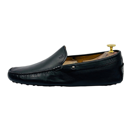 Tods Men's Leather Black Loafers (Size 42.5)