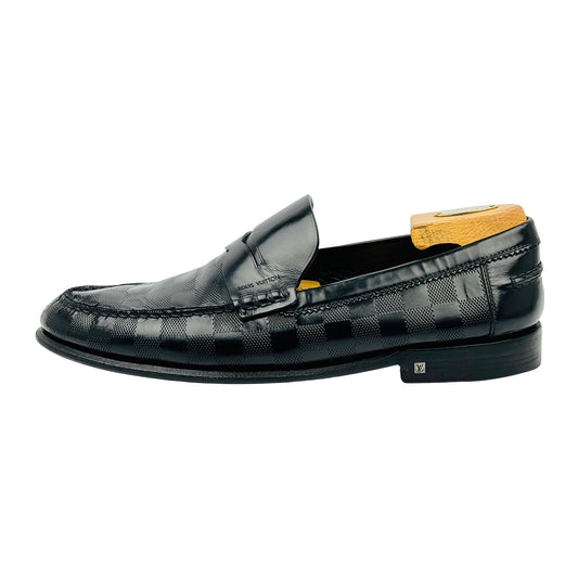 Louis Vuitton Major Damier Embossed Loafers (Size 43) - MFA 0135