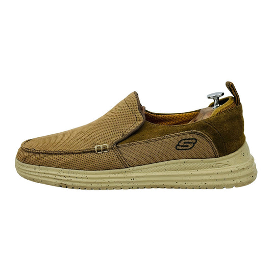 Skechers Proven Renco Slipon Shoes (Size 43/43.5) - 204568 BRN