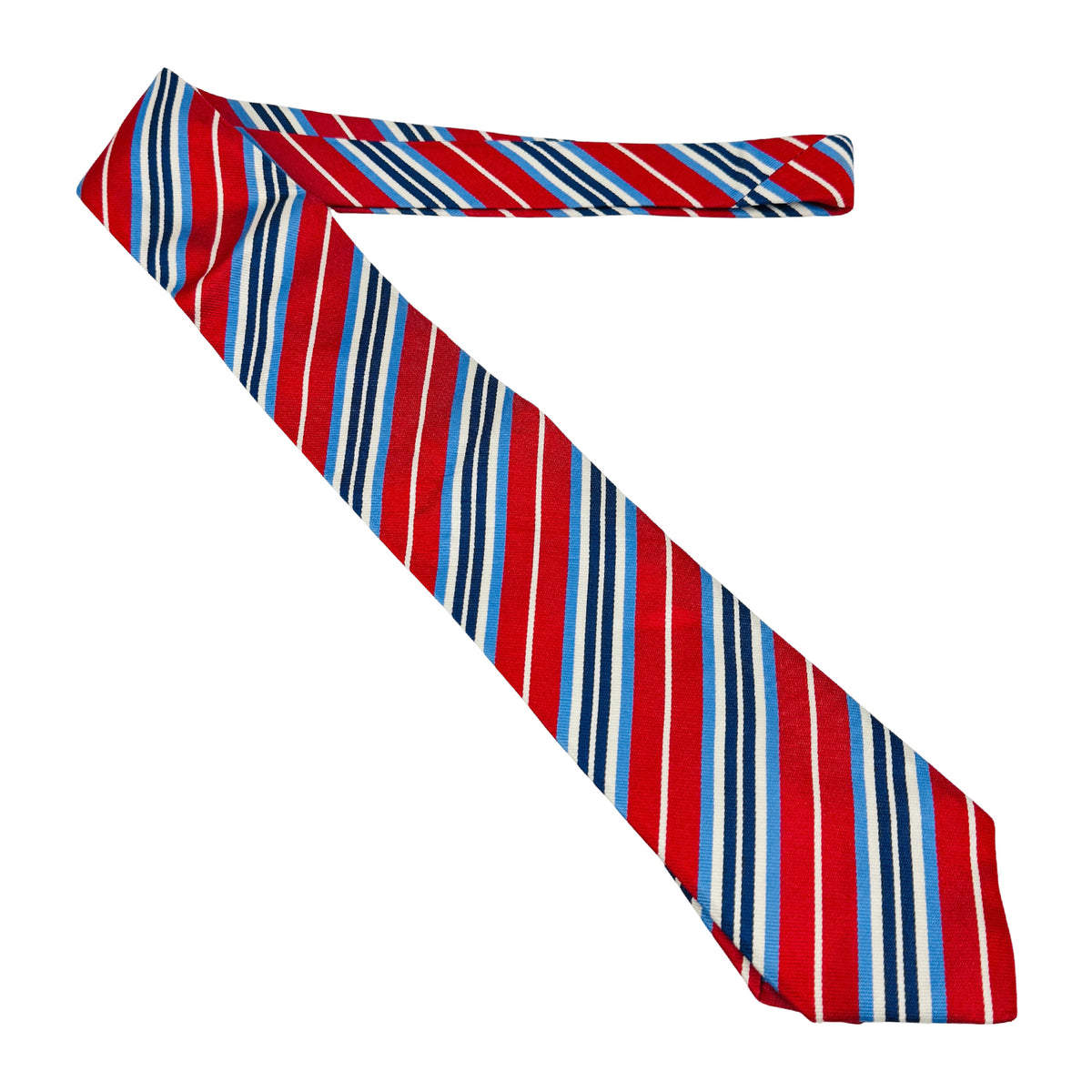 Charles Tyrwhitt Red Diagonal Stripes Tie (Size Regular)