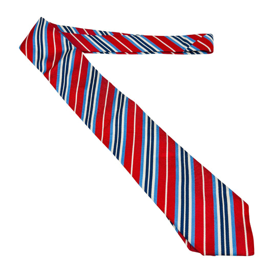 Charles Tyrwhitt Red Diagonal Stripes Tie (Size Regular)
