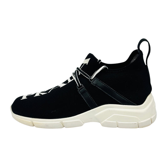 Prada Men's Textile Polarius Sock Knit Sneakers (Size 38/39)
