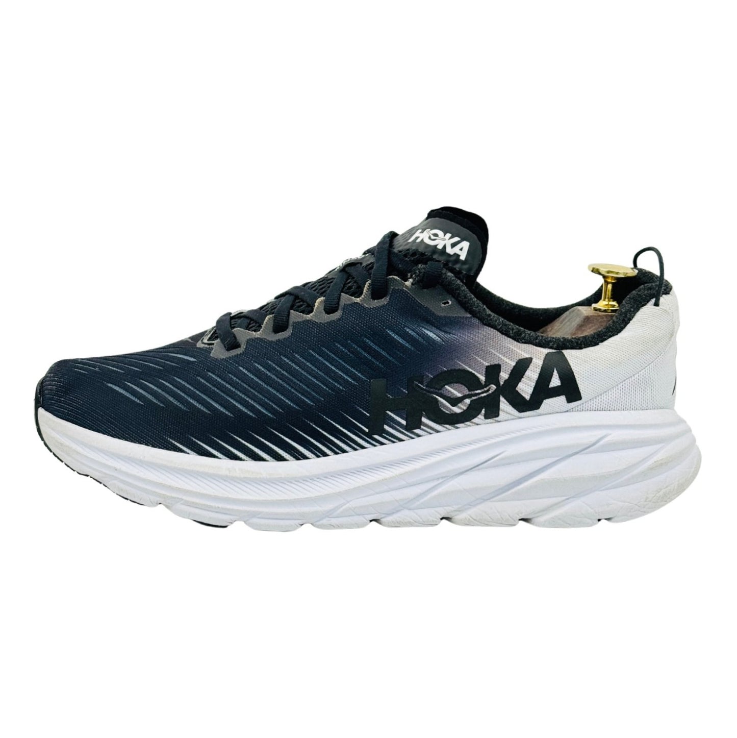 Hoka Men's Rincon 3 'Black White' Shoes (Size 42) - 1119395-BWHT