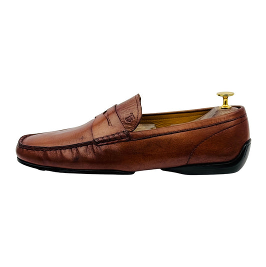 Tod's Men's Gommino Brown Leather Loafers (Size 43/43.5)