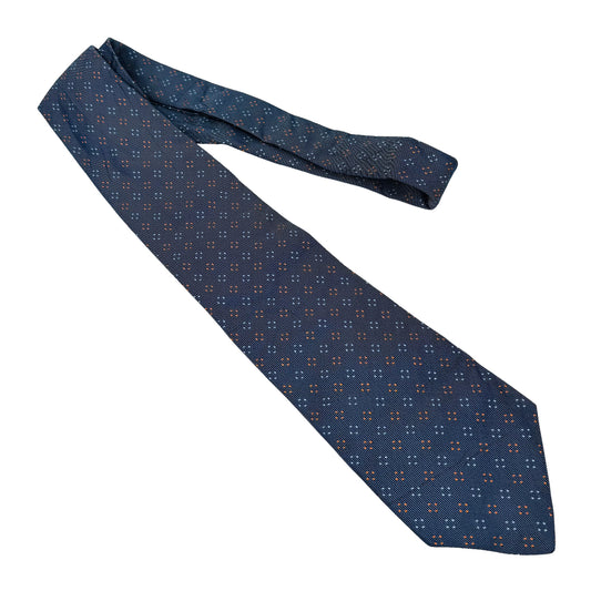 Burberry Blue 100% Silk Tie (Size Regular)