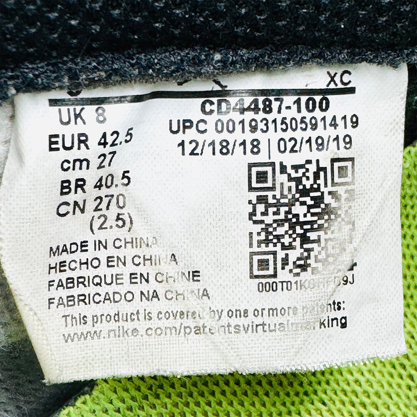 Nike Air Jordan 1 Retro High OG X Travis Scott Sneakers (Size 42.5) - CD4487-100