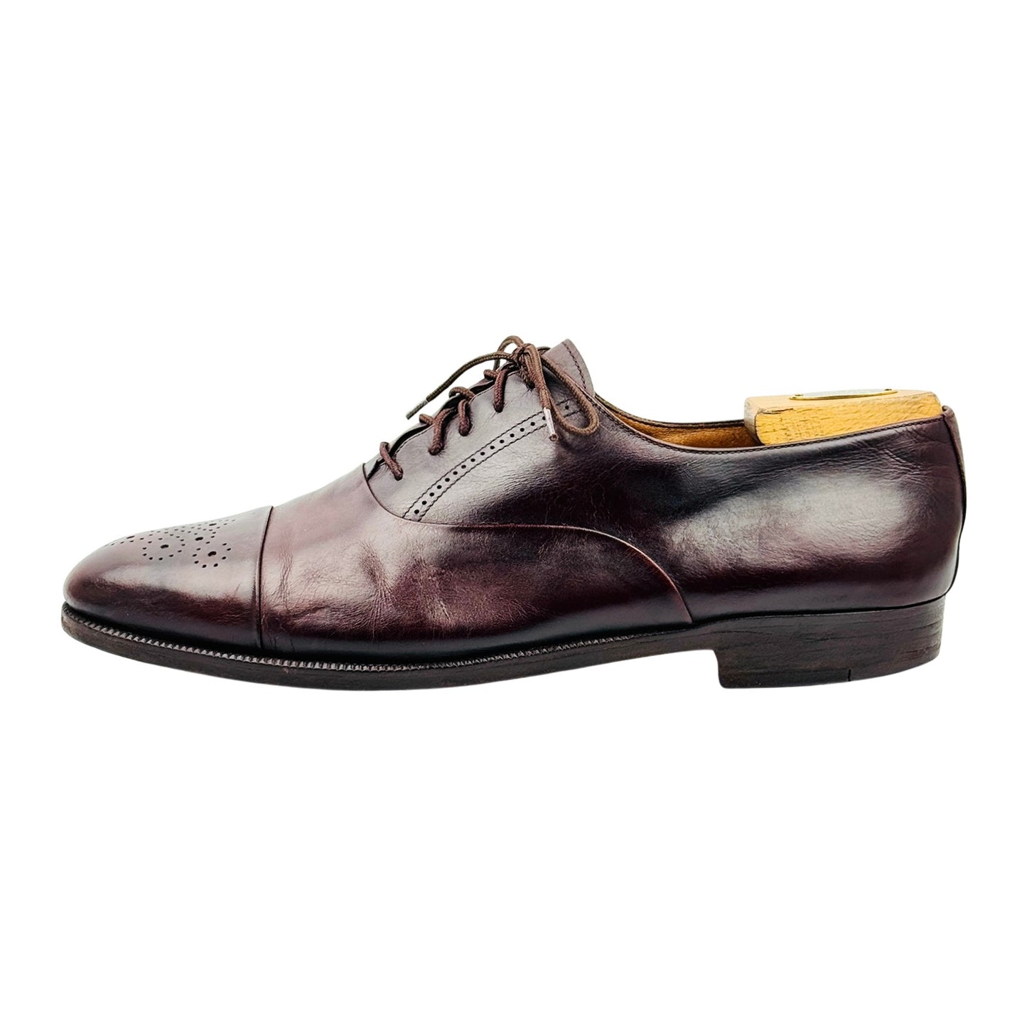 Salvatore Ferragamo Men's Leather Oxford Shoes (Size 45)