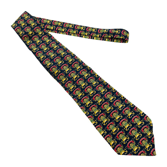 Gianfranco Ferré Deep Navy 'Nautical Motifs' Tie (Size Regular)