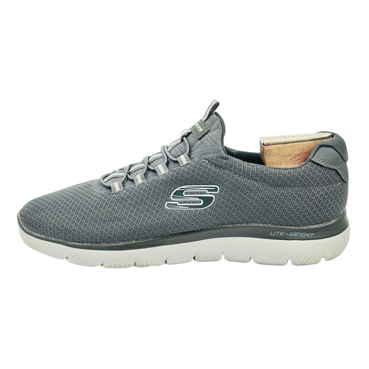 Skechers Summits 'Charcoal Grey' Shoes (Size 43) - 52811W-CHAR