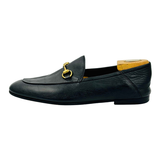 Gucci Men's Jordaan Black Leather Loafers (Size 43.5)