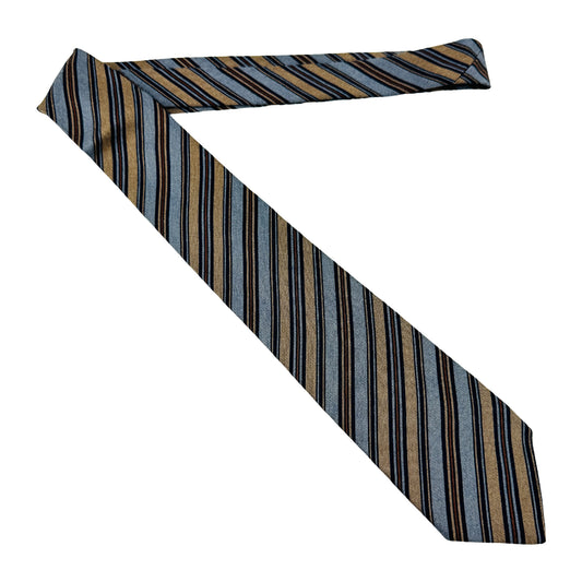 Sir Henry Multicolor 'Diagonal Stripes' Tie (Size Regular)