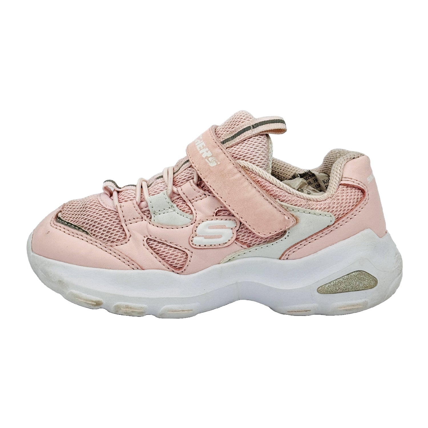 Image of Skechers Kid's D'Lites Ultra Shoes (Size 27.5) - 664144L PNK