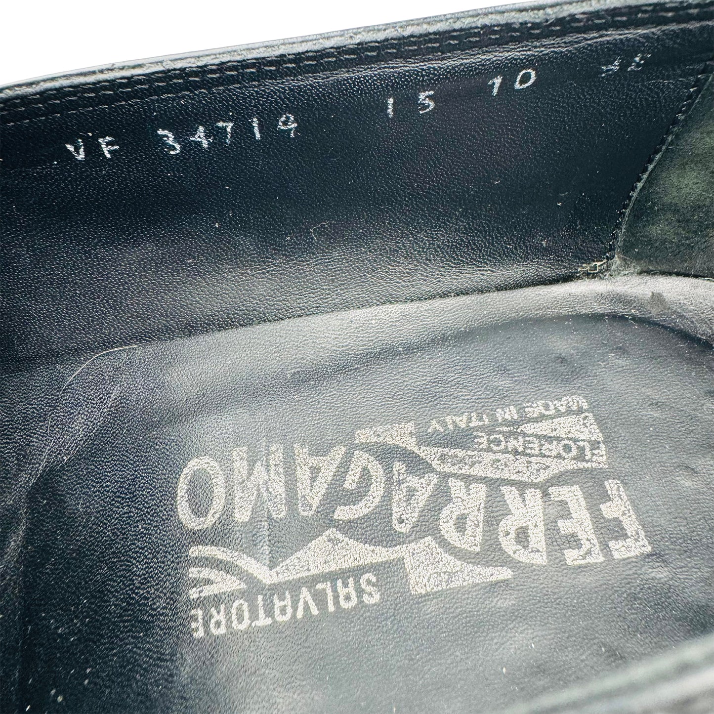 Salvatore Ferragamo Black Loafers (Size 44/44.5)