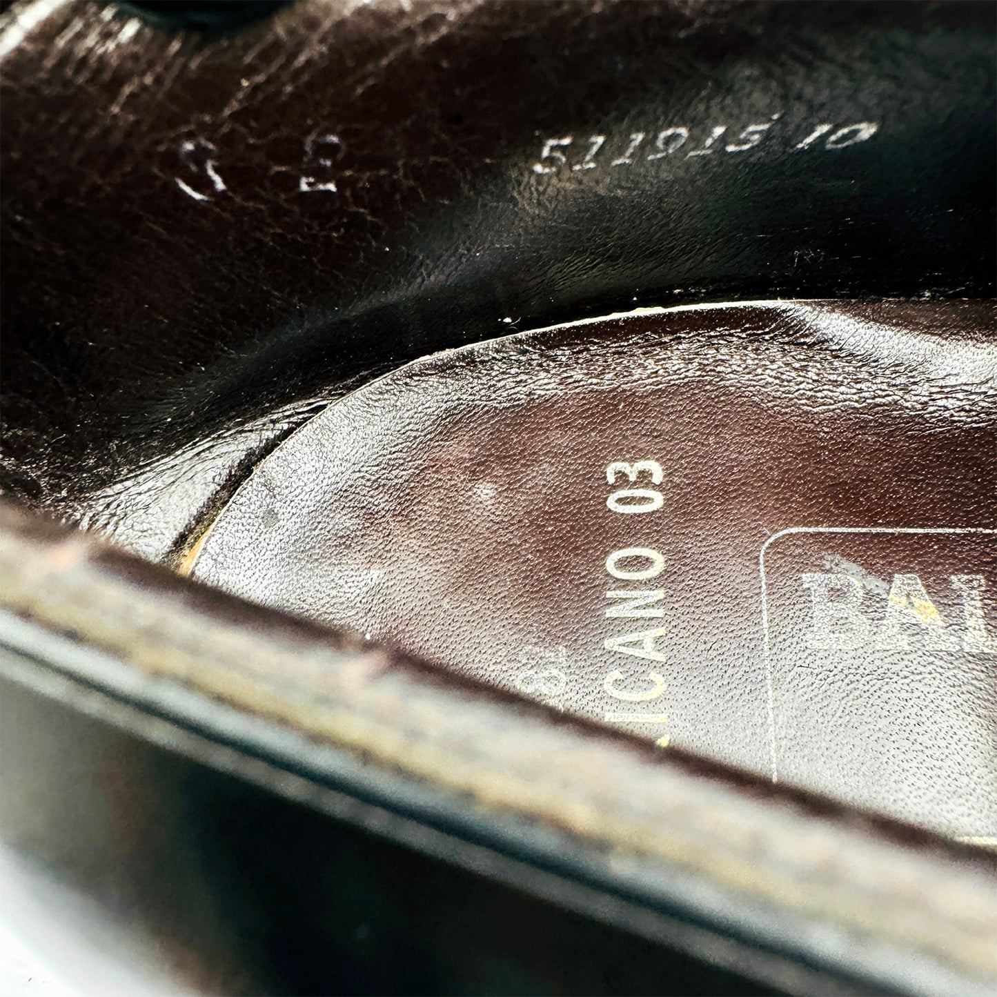 Bally Black Leather Swiss Made Derby Shoes (Size 42)