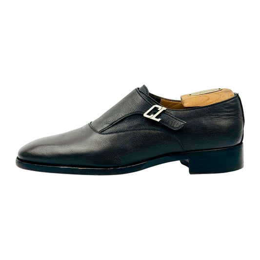 Christian Louboutin Dark Brown Single Monk Strap Shoes (Size 42)