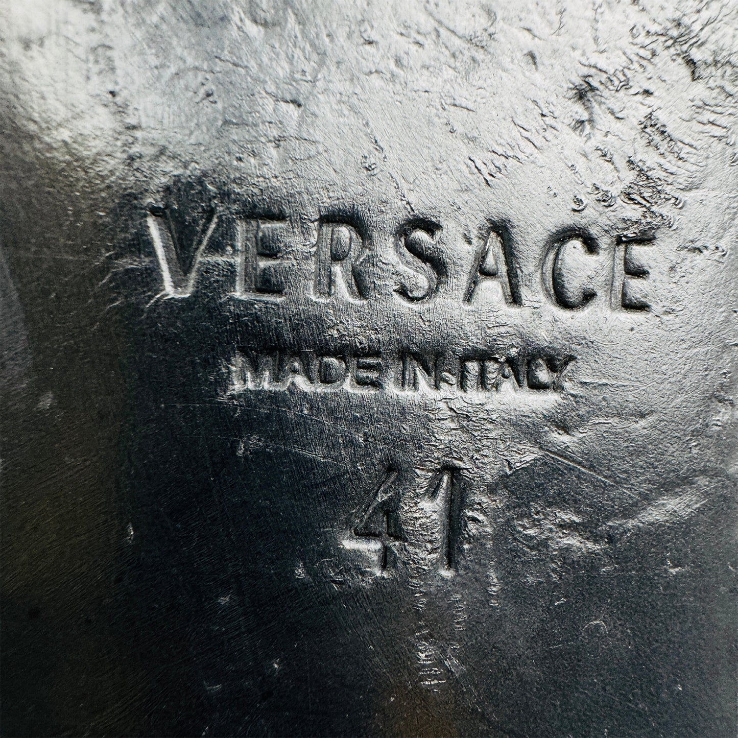 Versace Men's Black Suede Loafers (Size 42.5)