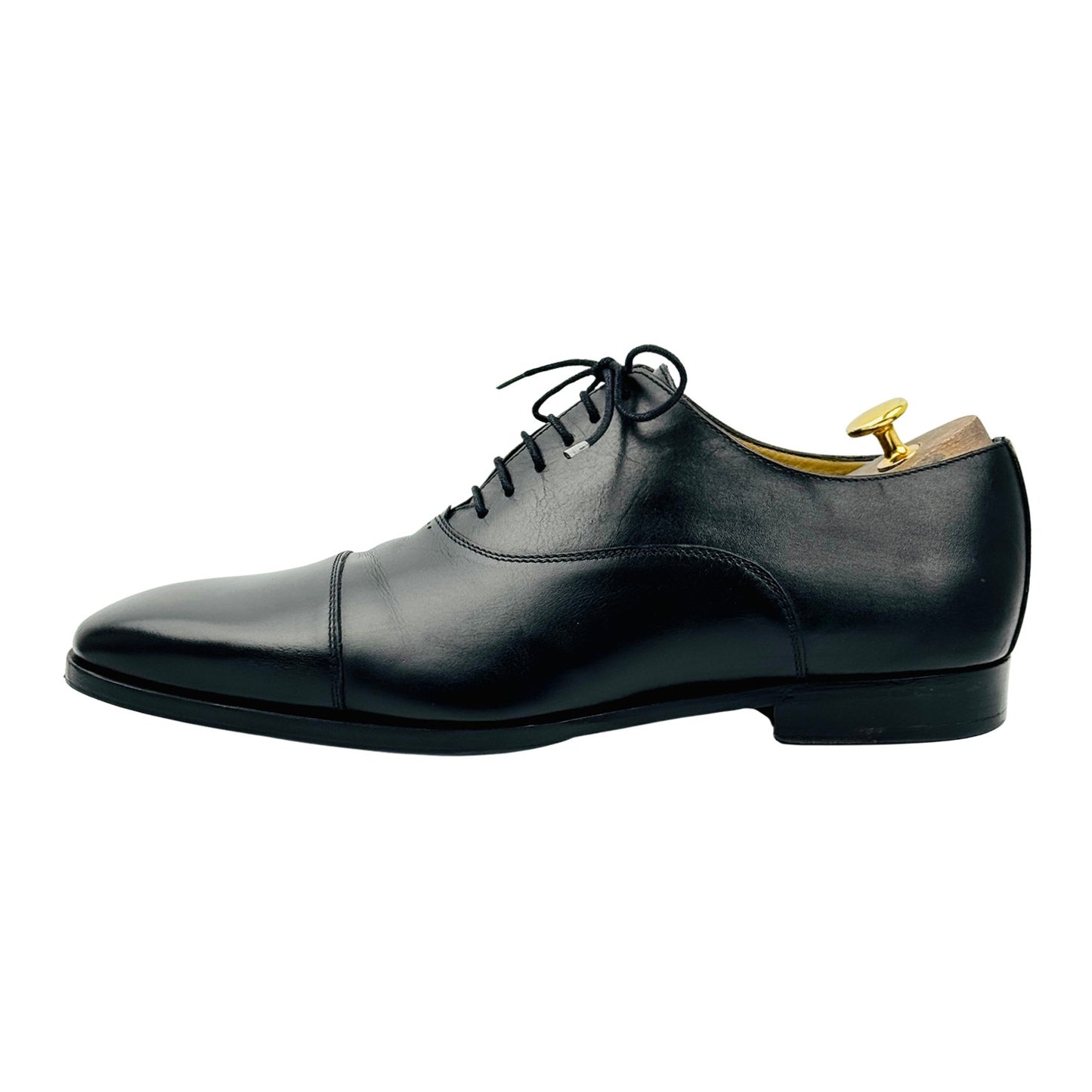 Bexley Men's Black Leather Oxfords (Size 43)