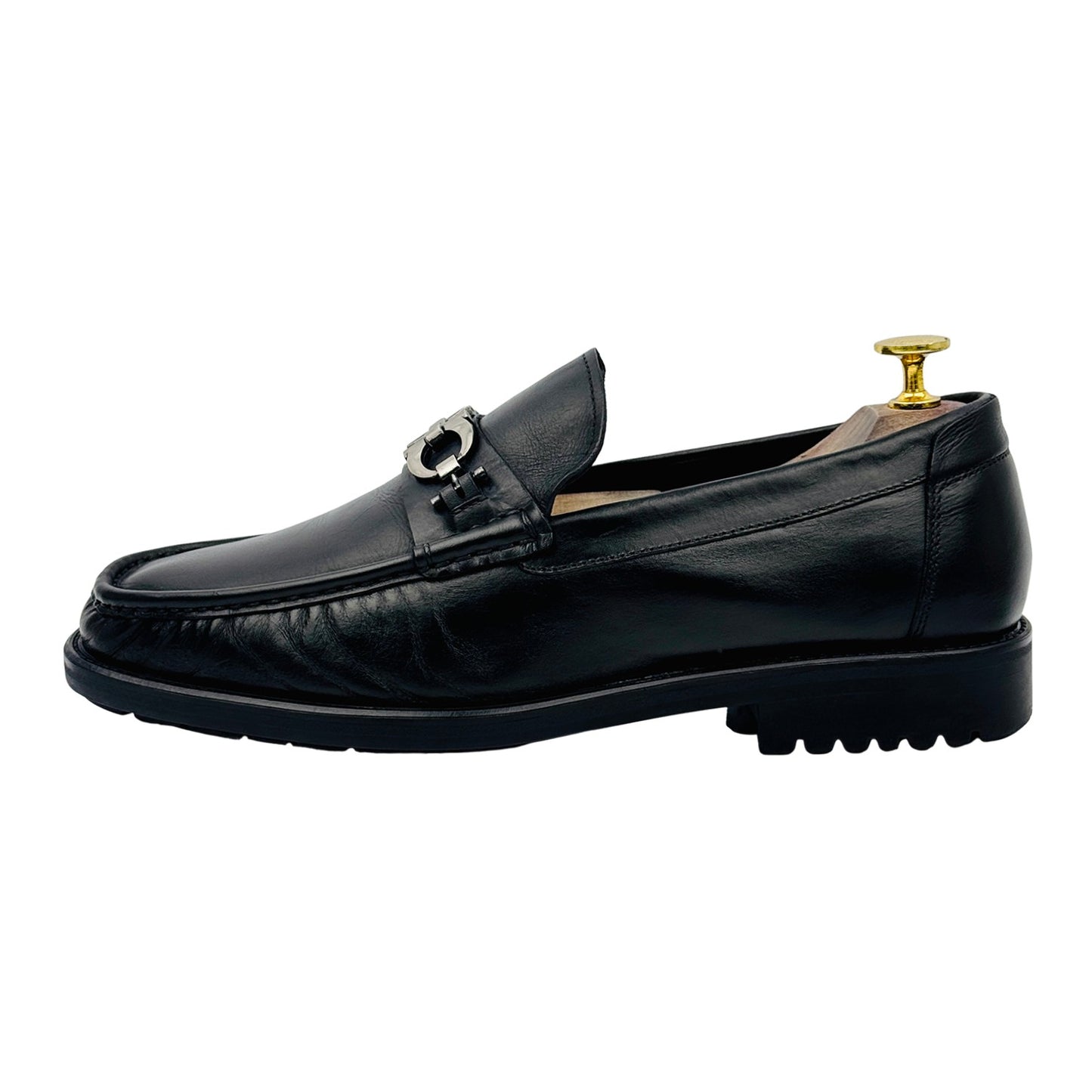 Salvatore Ferragamo Men's Gancini Ornament Loafers (Size 41/41.5)