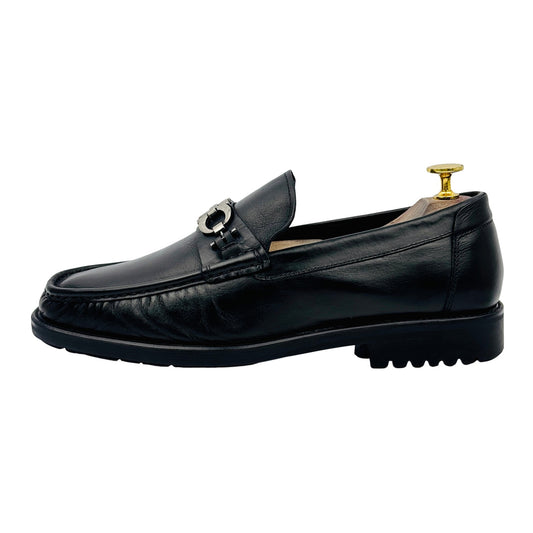 Salvatore Ferragamo Men's Gancini Ornament Loafers (Size 41/41.5)