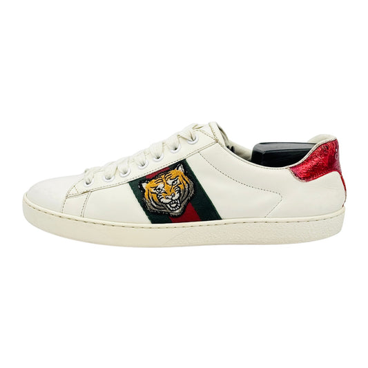 Gucci Ace Tiger Embroidered Sneakers (Size 39/39.5) - 602548