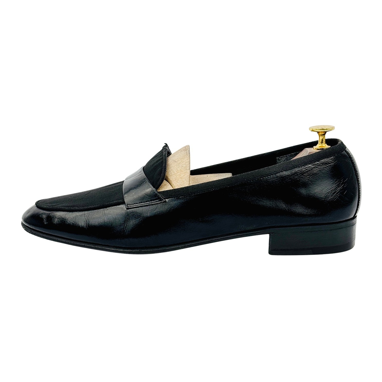Image of Salvatore Ferragamo Tuxedo Penny Loafers (Size 43)