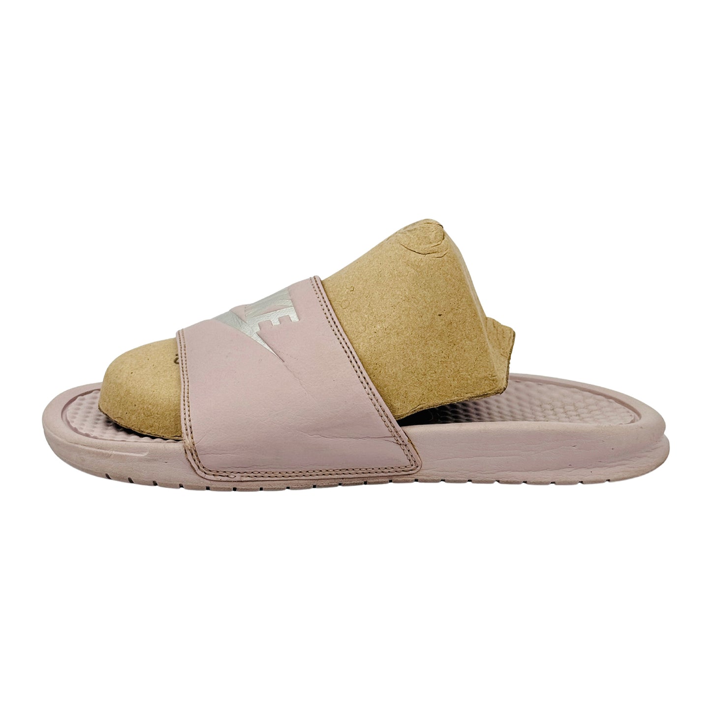 Nike Benassi JDI Rosegold Slides (Size 42/42.5) - 343881-614