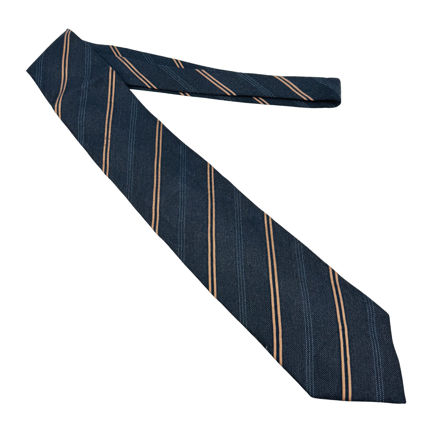 Daniel Hechter Navy 'Diagonal Stripes' Tie (Size Regular)