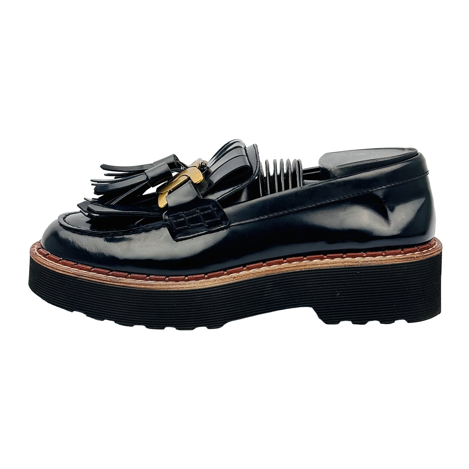Image of Tod's Women's Black Kate Loafers (Size 39) - XXW80C0DF40SHAB999