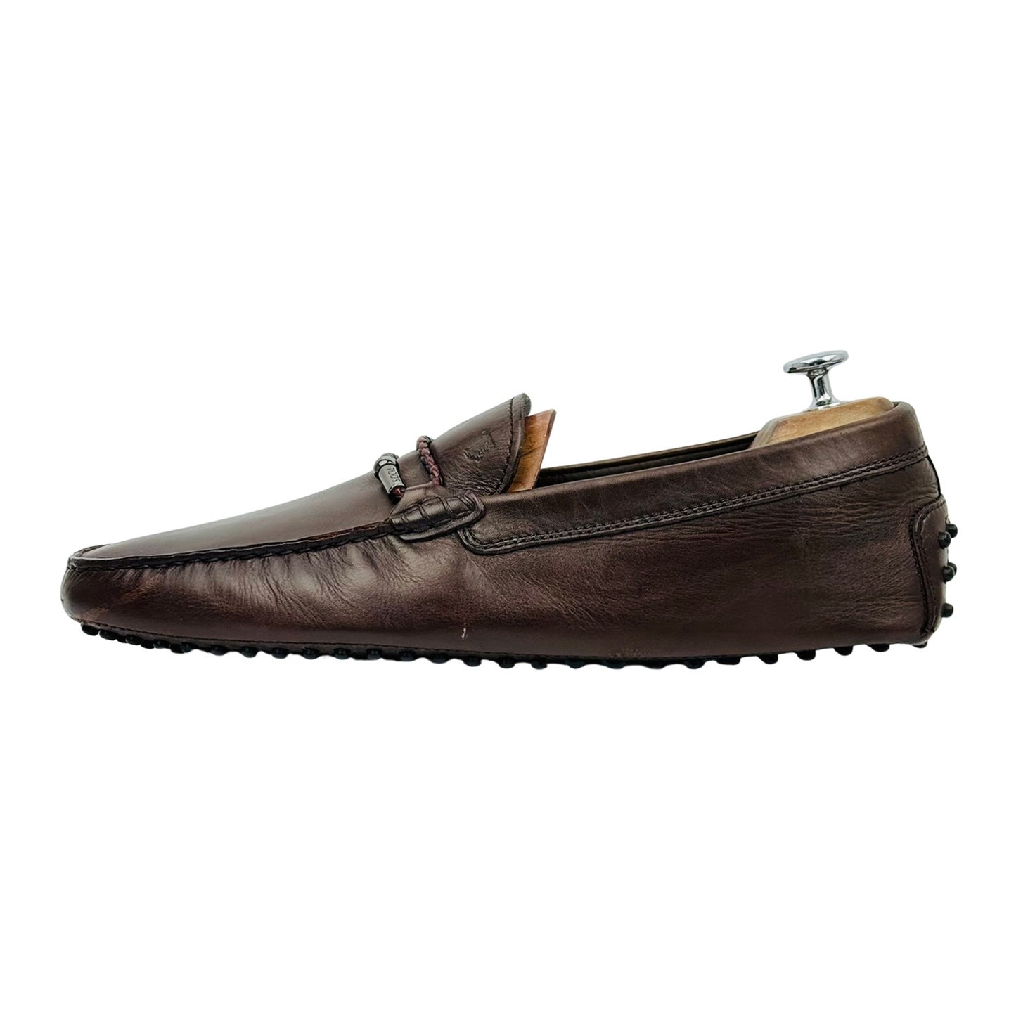 Tod's Men's Brown Calf Leather Loafers (Size 44/44.5)