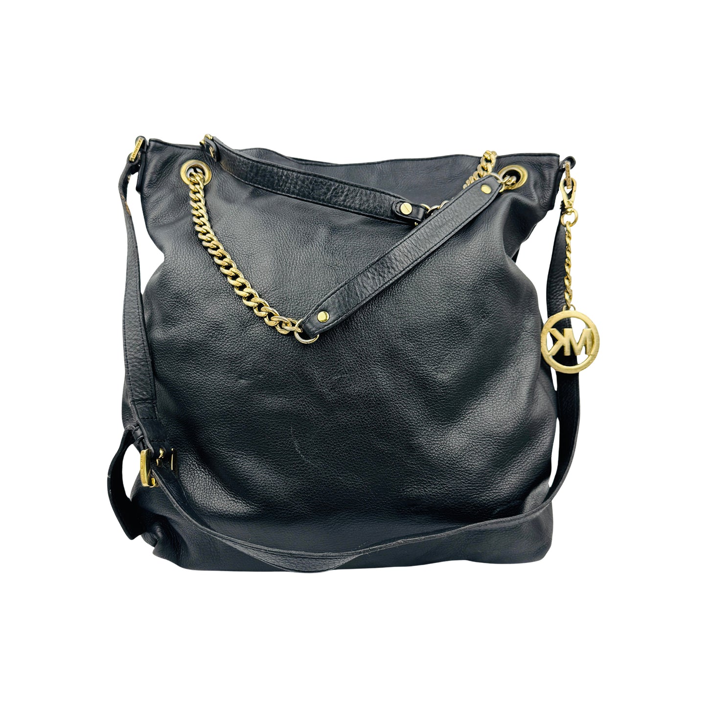 Michael Kors Jet Set Large Chain Black Tote Bag