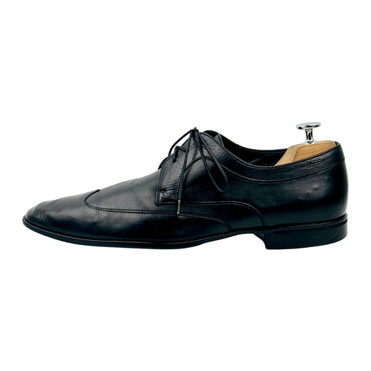 Hugo Boss Black Leather Derby Shoes (Size 41.5/42)