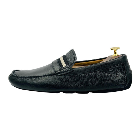 Bally Men's Pilot Driver Grained Leather Loafers (Size 42/42.5)