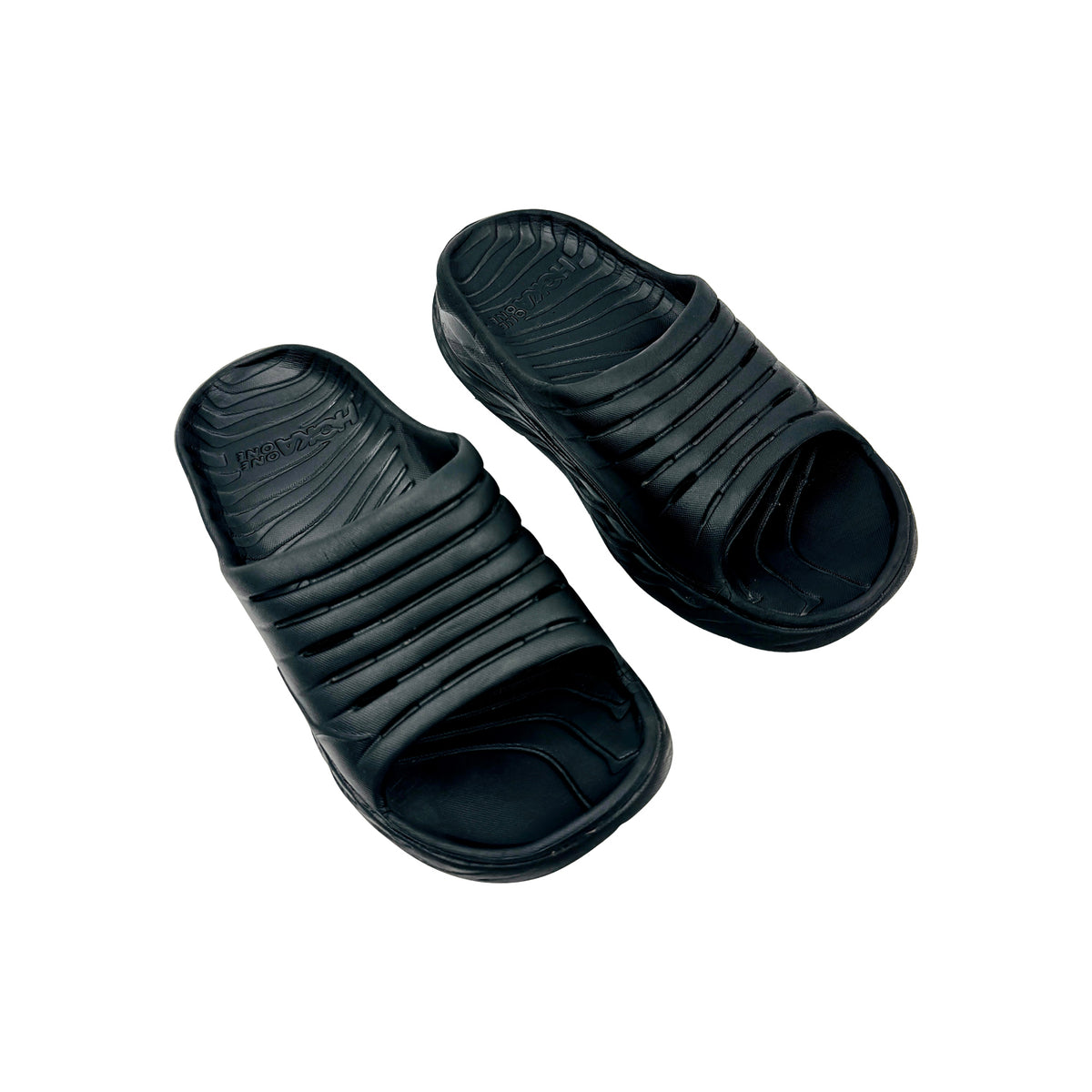 Hoka ORA Recovery Black Slides (Size 38/39) - 1099673-BBLC