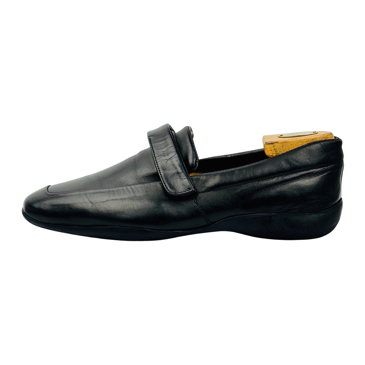 Prada Men's Black Italian Loafers (Size 43.5)