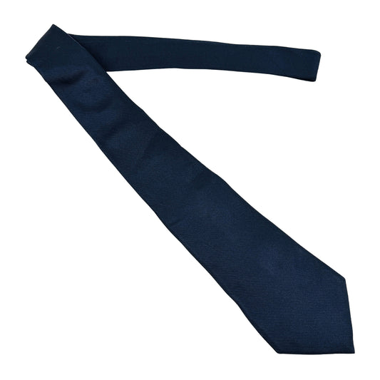 Boggi Milano Navy Blue Plain Tie (Size Regular)