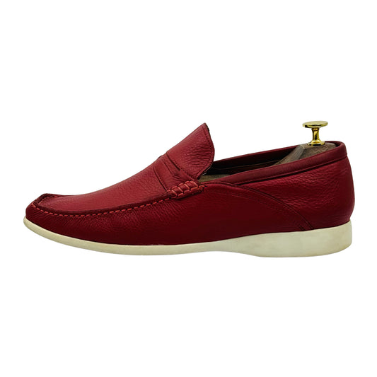 Bally Cineas Red Leather Loafer (Size 42)