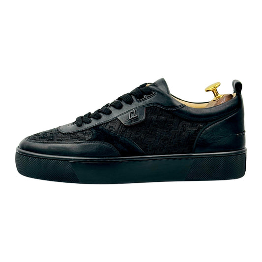 Christian Louboutin Happyrui Black Leather Sneakers (Size 43)