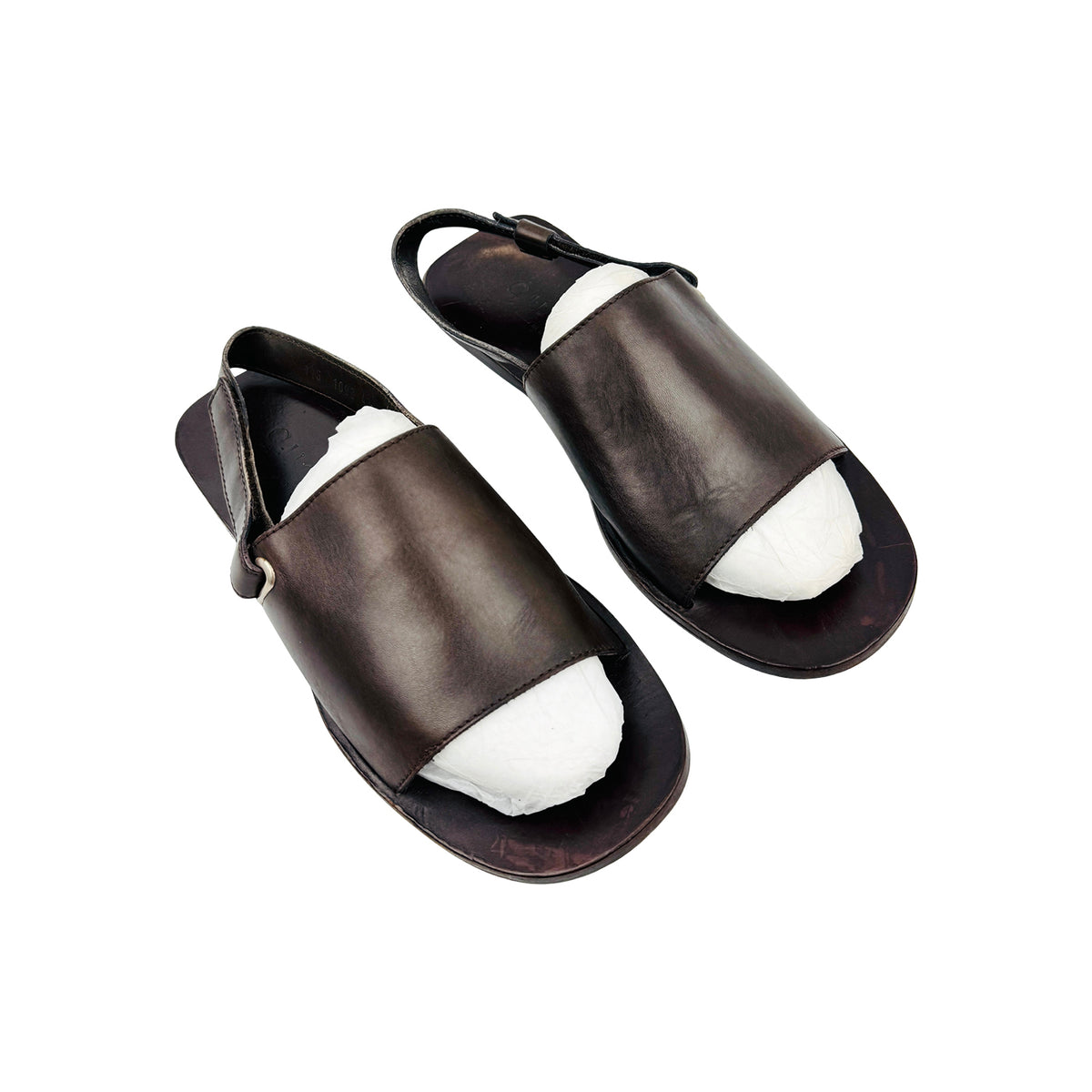 Gucci Vintage Leather Slingback Sandals (Size 43/43.5)
