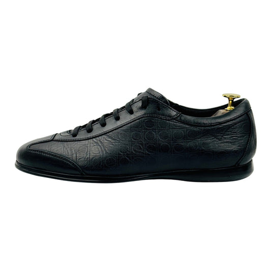Salvatore Ferragamo Men's Black Sneakers (Size 42.5)