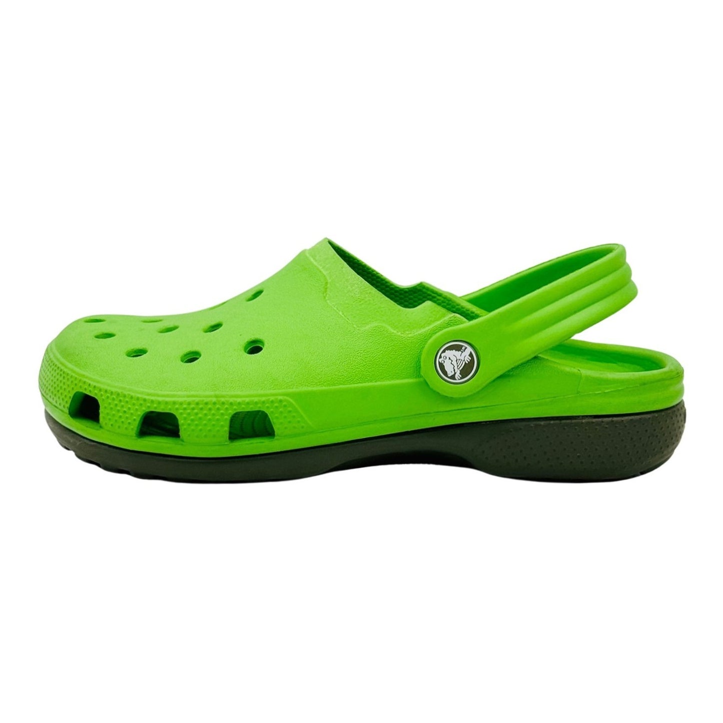 Crocs Classic Volt Green Foam Clogs (Size 37/38)